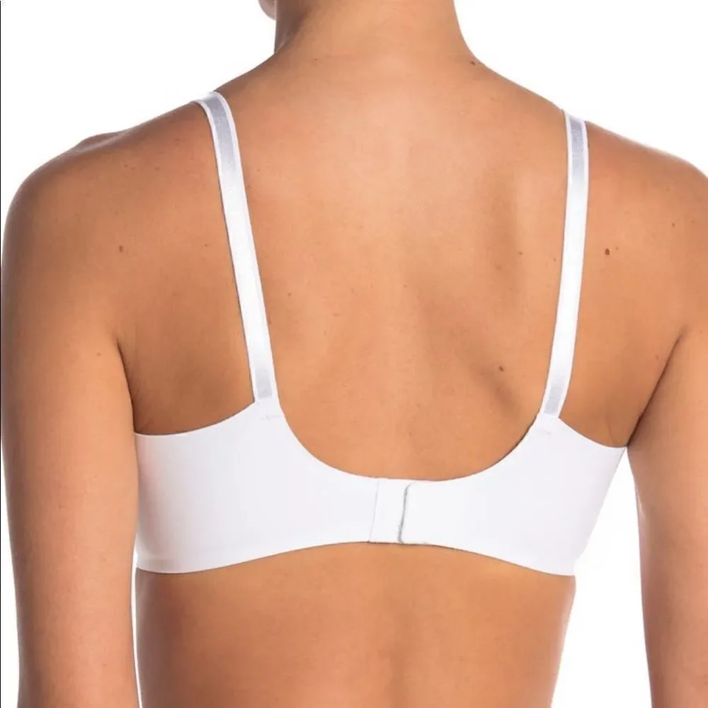 ❤️Olga Women’s no side effects underwire contour lightweight white bra 40D, NWT